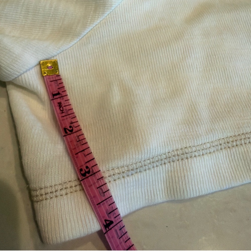 Tommy Bahama Lounge Shorts Womens Medium White Waffle Knit Coastal Beachy Sleep - Picture 8 of 8
